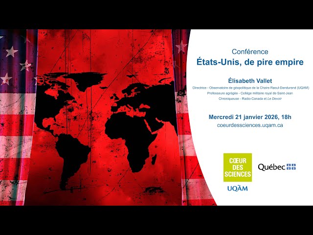 Conférence: «États-Unis, de pire empire»