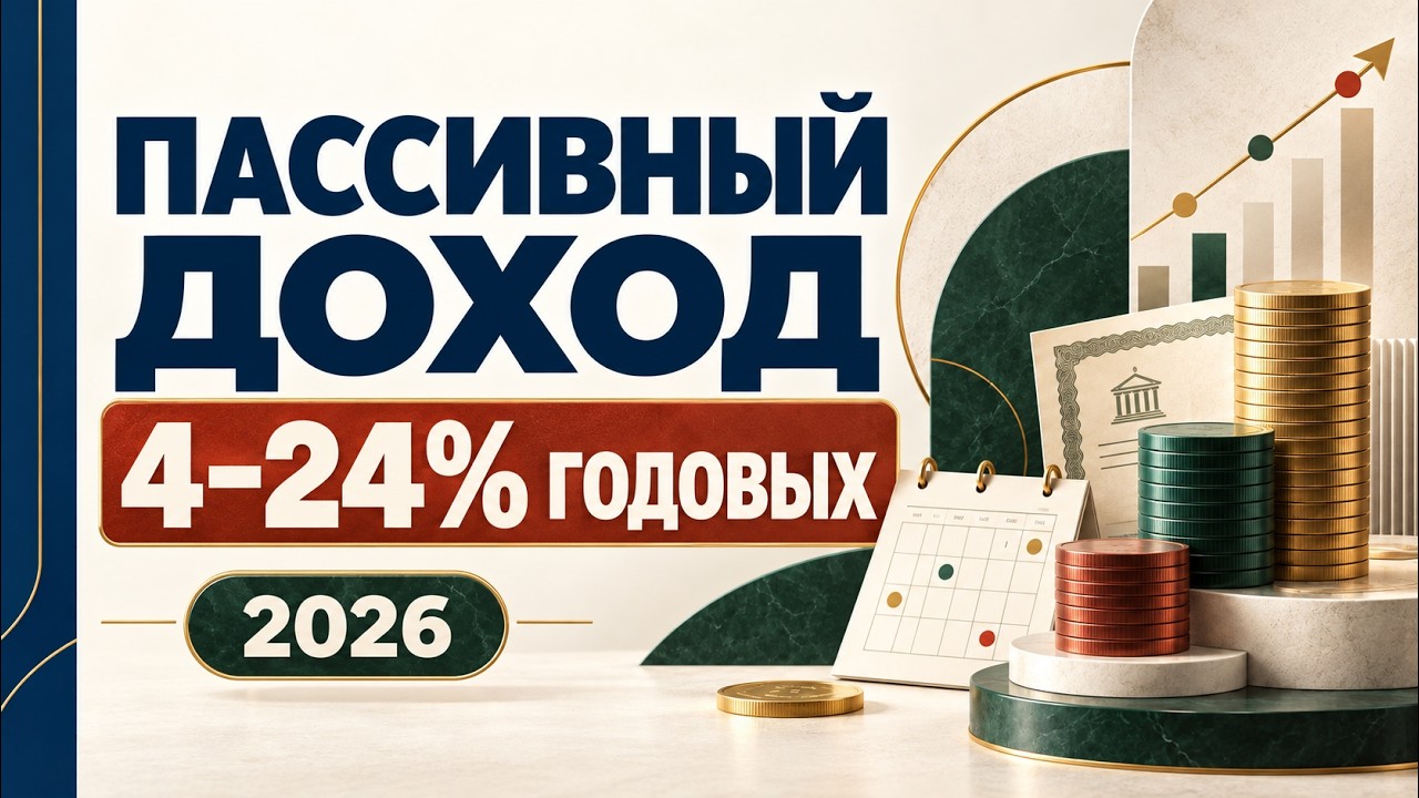 Пассивный доход в 2026 году: 10 инструментов от 4% до 24% годовых