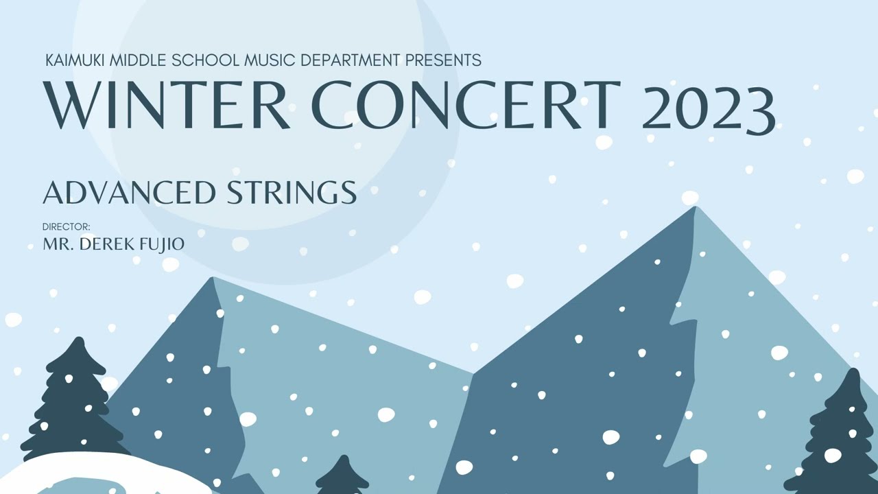 KMS Winter Concert 2023 - Advanced Strings