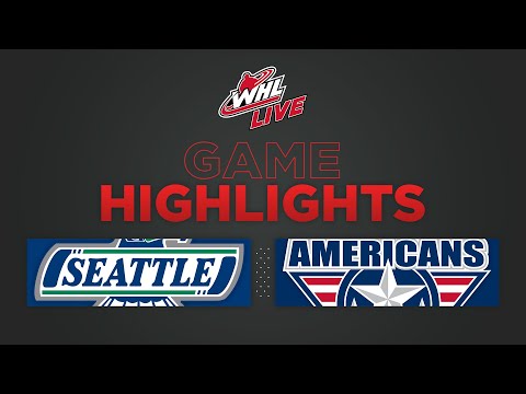 WHL Highlights: Thunderbirds (3) at Americans (4) - November 27, 2022