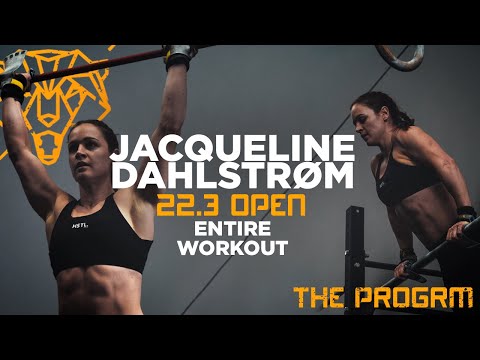 JACQUELINE DAHLSTROM TOTALLY SMASHES 22.3 OPEN WORKOUT!!