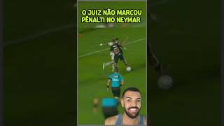 O JUIZ NÃO MARCOU ESSE PÊNALTI NO NEYMAR #neymar #neymarjr #santos #santosfc #skills #football