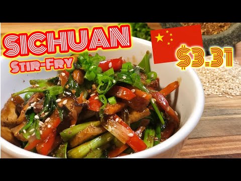Sichuan (Szechuan) Stir-fry ($3.31) | Vegan | Ben's Plant Based Kitchen