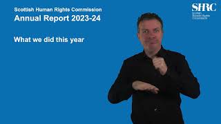 Annual Report 2023-24 in BSL