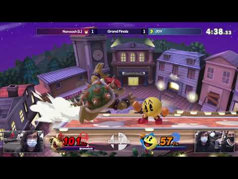 JDV (Pac-Man) vs Nanoash (Bowser) - Grand Finals - Orbitar 91