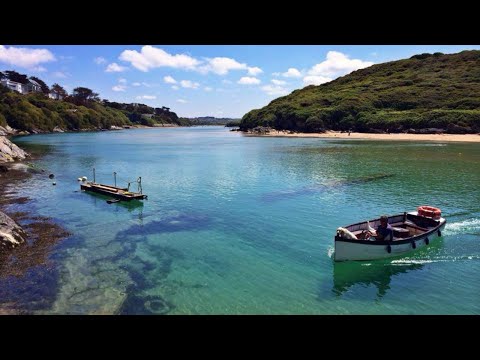 Ferry Boat Ride Across the Gannel Estuary | Newquay | Cornwall | U.K.