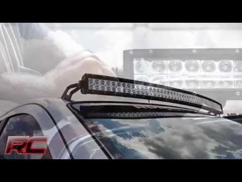 2004-2015 4WD/2WD Nissan Titan 50" Curved LED Light Bar Brackets by Rough Country