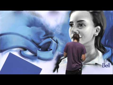 Bell O Cinema Time-lapse of Street Artist Jarus Painting Live at the Festival