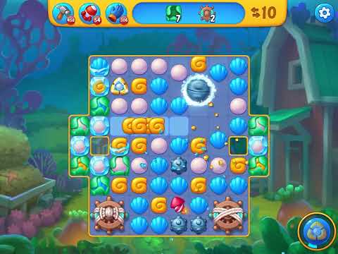 Fishdom level 7299 no boosters フィッシュダム ノーマル [Friend's]