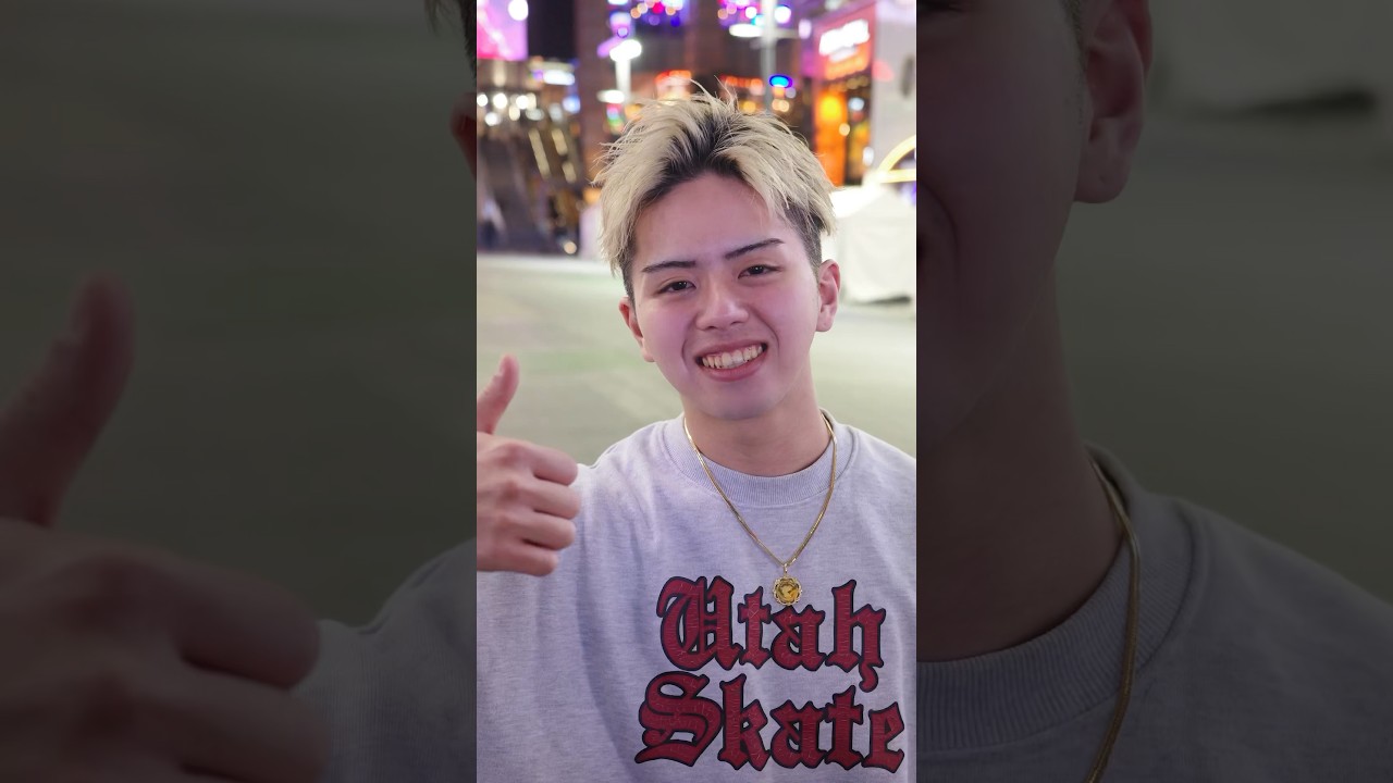 沖縄から旅行中の少年を東横でバッサリカットしてご機嫌にしたぞ！#メンズカット #メンズヘア #路上カット