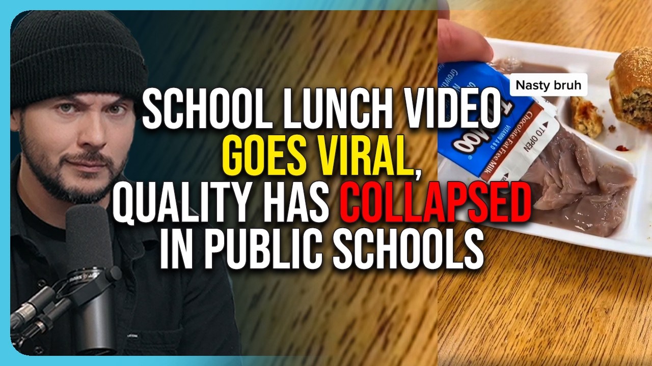 School Lunch Video GOES VIRAL, Quality Has COLLAPSED In Public Schools