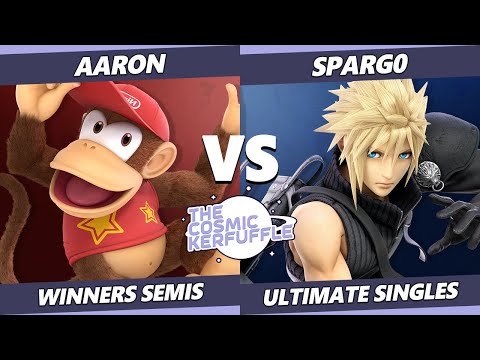 Cosmic Kerfuffle SSBU - XTR | Spargo (Cloud) Vs. Aaron (Diddy Kong) Smash Ultimate Winners Semis