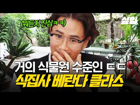 [#온앤오프] 이렇게 울창한 베란다는 처음 봄ㄷㄷ 혹여나 바람에 부러질까 밤을 지새울 만큼 식물에 진심인 정재형과 101가지 반려식물 동거 현장🌿