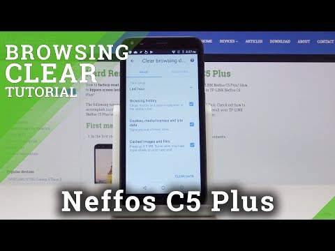 How to Erase Browser History & Cookies in Neffos C5 Plus - Clear Browser Data