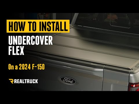 How to Install RealTruck UnderCover Flex Hard Folding Tonneau Cover on a 2024 Ford F-150