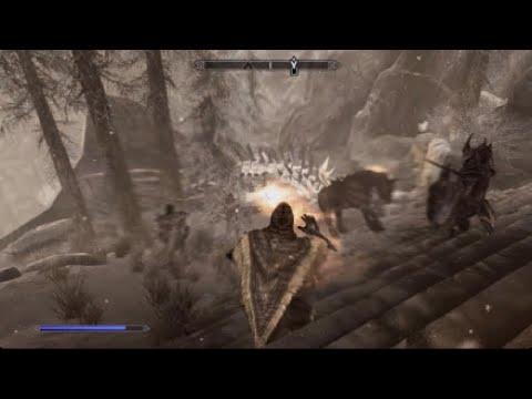 This conjuration+destruction mage build is really fun