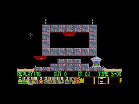 Lemmings custom - "Containment breach !" by Leviathan ( Lemmix )