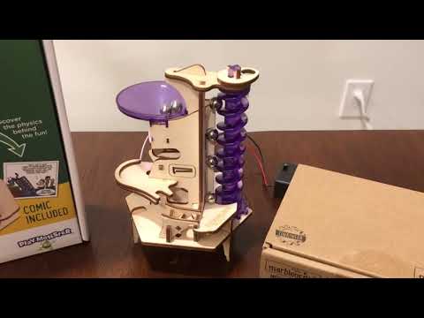 Marbleocity Archimedes Screw Marble Machine Kit with Motorization Kit