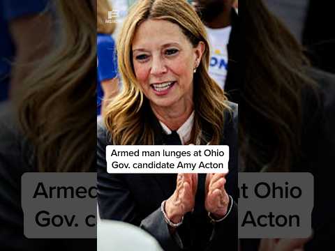 Armed man lunges at Ohio Gov. candidate Amy Acton
