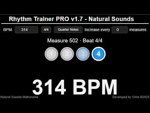 Metronome 314 BPM