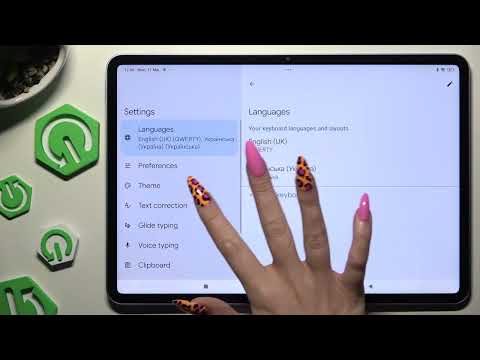 XIAOMI Pad 7 - Enter Text Correction Options | Customize Text Input
