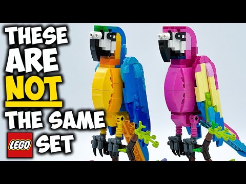 There are Multiple Versions of this LEGO Set... | Exotic Parrot & Exotic Pink Parrot Review