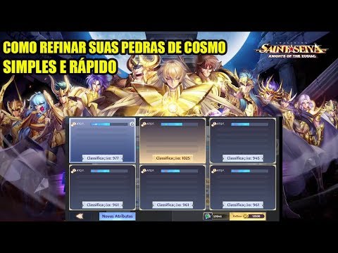 COMO REFINAR COSMO com um item esquecido no inventário = (CDZ) Saint Seya Awakening