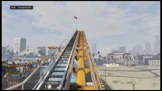 preview picture of video 'GTA 5 Roller Coaster  The Leviathan'