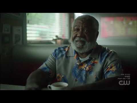 Riverdale 5x19 Tabitha and Pop Tate conversation maybe Pop return to work again