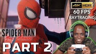 SPIDERMAN MILES MORALES PS5 Gameplay Walkthrough Part 2 - Full Game