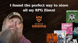 The perfect way to store your RPG zines!