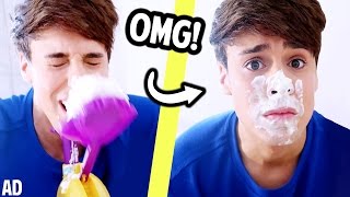PIE ON MY FACE CHALLENGE! OMG!