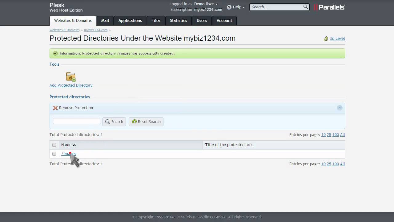 How to Password-Protect a Directory in Plesk