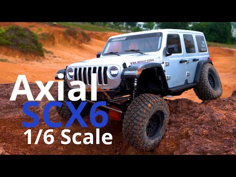 Super Huge 1/6 Scale Axial SCX6 Crawling Truck Test Run @ WoodGrove 4x4 RC Crawler Extreme