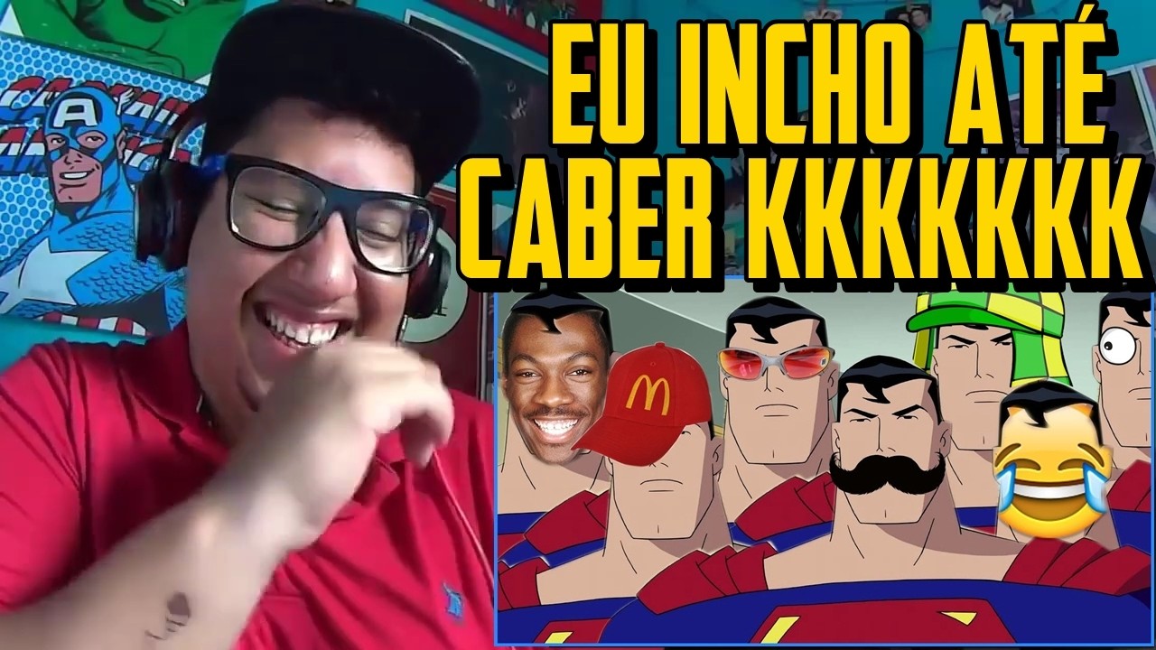 [ YTPBR ] - Superman e seus contos "queimados" (REUP REACT ORIGINAL)