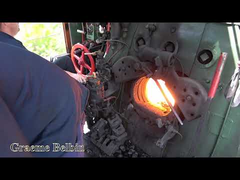 Cabride on steam loco 5917, from Sydney, down the Illawarra line, Dec. 2020