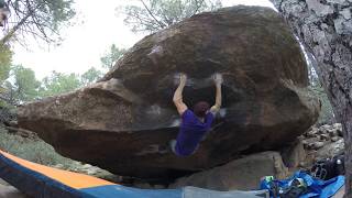 Video thumbnail de Fight club, 7b+. Albarracín