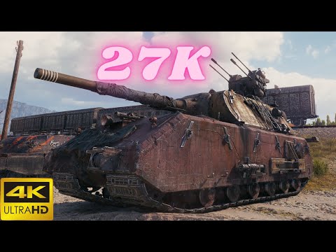 27K Damage + block Maus World of Tanks #WOT Tank Game