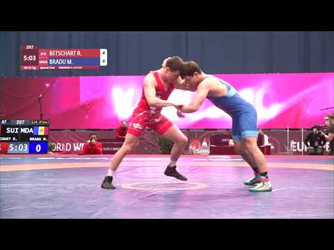 87 kg 1/4 GR  R. BETSCHART (SUI) - M. BRADU (MDA)