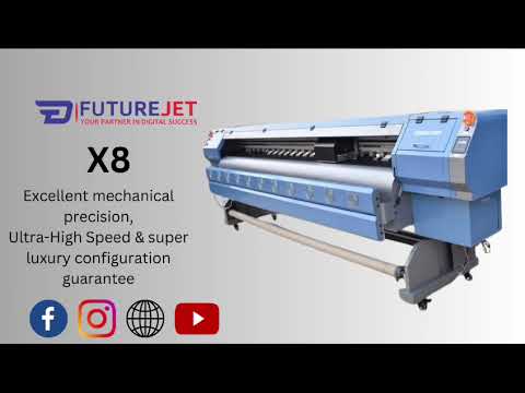 Futurejet Solvent Ink Flex Banner Printing Machine