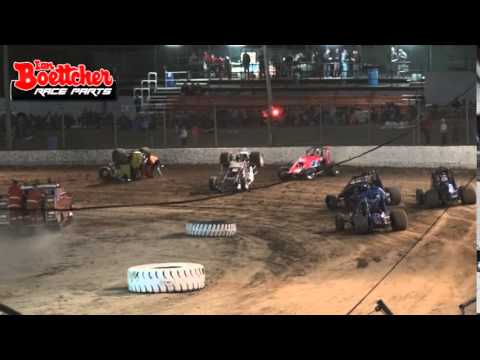 Wingless Sprints - Heat 1 - Macs Speedway - 05.09.14