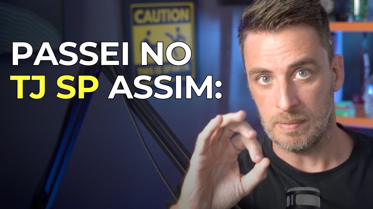 COMO eu ESTUDARIA para o TJSP 2024 | Nível Médio e 572 vagas