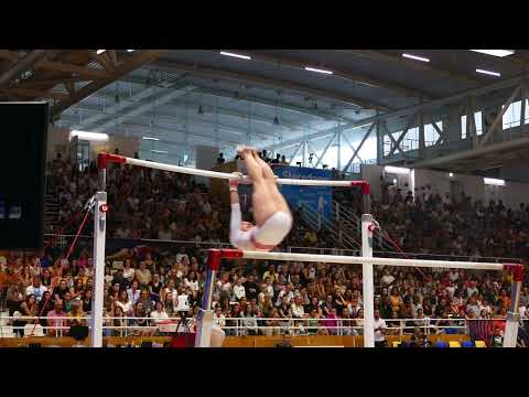 Léna Khenoun - finale barres junior - Championnat de France elite 2023