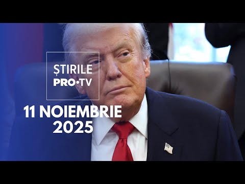 Știrile PRO TV - 11 Noiembrie 2025 | Donald Trump, reacție după scandalul BBC