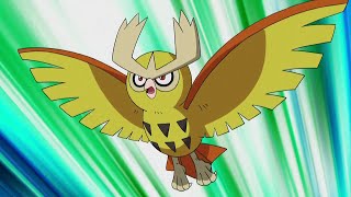 All Ash's Noctowl moves
