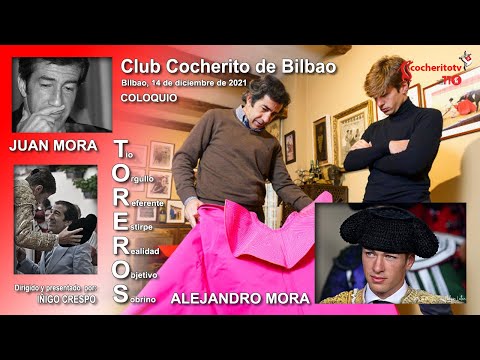 14 de diciembre de 2021. Juan Mora y Alejandro Mora. Coloquio en el Club Cocherito