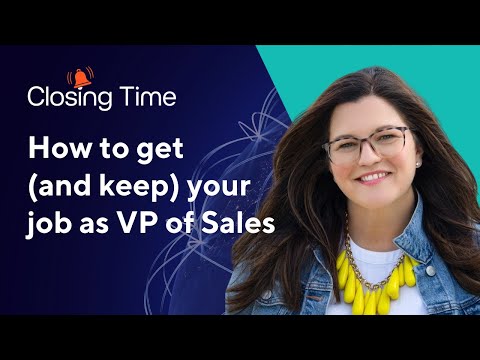 How to Get (and Keep) a Job as VP of Sales - YouTube