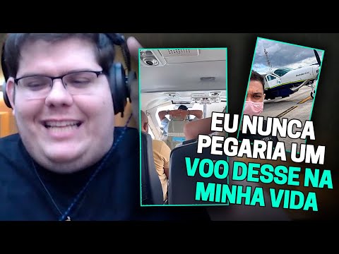 CASIMIRO REAGE: IGOR GUIMARÃES NO AVIÃO MONOMOTOR | Cortes do Casimito