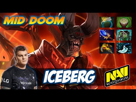 Iceberg Doom Mid - Natus Vincere Team - Dota 2 Pro Gameplay [Watch & Learn]