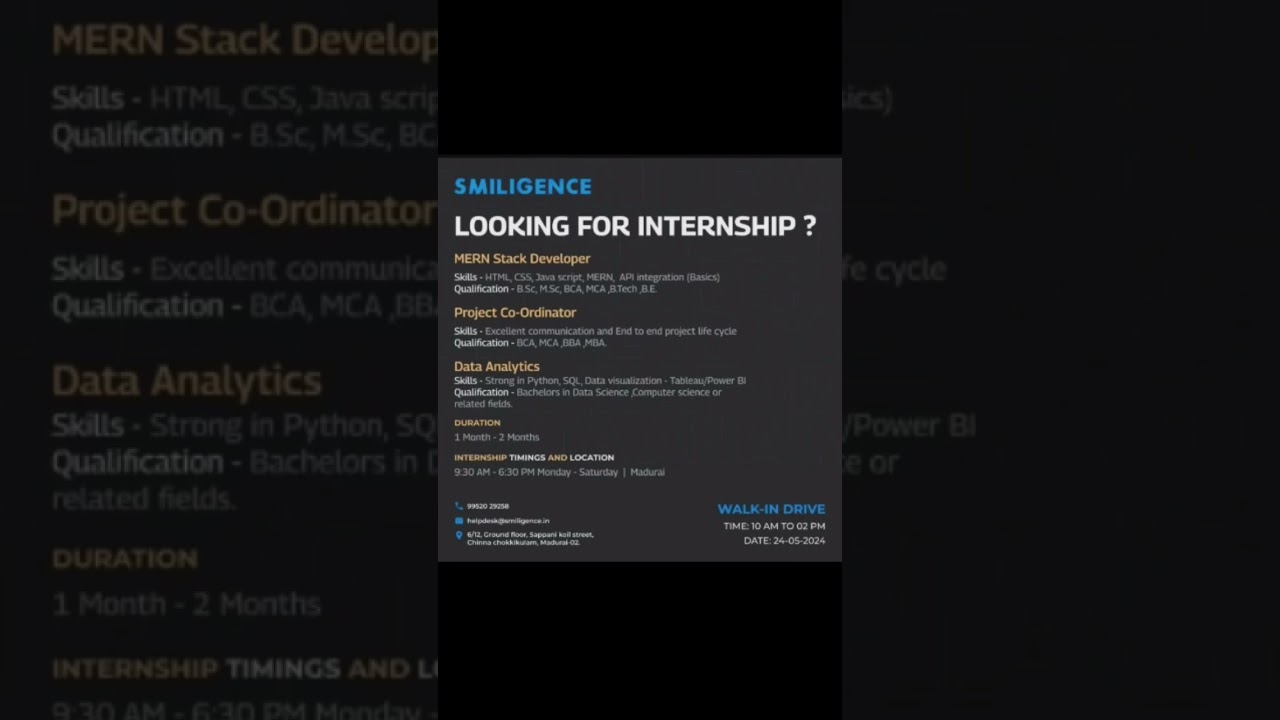 internship | developer jobs